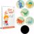 Potty Training Seat Magic Sticker | Dinosaur Potty Training Toilet Color Changing Sticker | 5 Pack Toilet Targets with Free Potty e Book | Use with or Without Potty Chart or Potty Watch