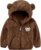 Baby Boys Girls Fleece Jackets Zip Up Hoodies Cute Bear Coats Fall Winter Fuzzy Jacket Newborn Boys Girls Outwear