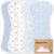 Organic Burp Cloths for Baby Boys and Girls – 5-Pack Super Absorbent Burping Cloth, Burp Clothes, Soft & Plush, Newborn Milk Spit Up Rags, Burpy Cloth Bib for Unisex, Burping Rags(Constellation)