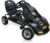Hauck Batmobile Pedal Go Kart, Superhero Ride On Batman Car Vehicle for Kids, Black