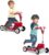 Radio Flyer Scoot 2 Scooter, Toddler Scooter or Ride On, For Kids Ages 1–4 Years, Red Ride On Toy, Large