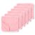 Maliton Muslin Burp Cloths for Baby Girl 6 Pack Large 20”x10” 100% Cotton Burp Rags Absorbent and Soft 6 Layers Baby Burp Cloths Newborn Girl Essentials(Pink, Pack of 6)