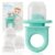 Frida Baby Push Pop Feeder, Baby Fruit Feeder to Safely Introduce New Foods, Valentines Day Gifts for Kids, Fresh + Frozen Food Silicone Feeder for Babies, BPA Free, Dishwasher Safe | 3 Count, Teal