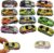 12 Pull Back Racing Cars Die cast Race Car Vehicles Playset,2.7 Inch Metal Friction Powered Car Toys for Toddlers