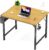 Sweetcrispy Small Computer Office Desk 32 Inch Kids Student Study Writing Work with Storage Bag & Headphone Hooks Modern Simple Home Bedroom PC Table – Nature
