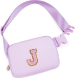 Birthday Gifts for 6 7 8 9 10 11 12 13 Year Old Girls,Fanny Pack Belt Bag Crossbody Bags for Women Girls Kids,Fashion Waist Packs Cute Teen Trendy Stuff Travel Essentials | Lavender,J