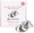 SILVERETTE The Original Silver Nursing Cups, Nipple Covers for Breastfeeding, Regular