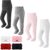 8 Pcs Baby Tights for Girls Cable Knit Leggings Stockings Headbands for Baby with Big Bow Soft Stretchy for Infants