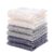 MUKIN Baby Washcloths – Soft Face Cloths for Newborn, Absorbent Bath Face Towels, Baby Wipes, Burp Cloths or Face Towels, Baby Registry as Shower. Pack of 6-12×12 inches (Grey)