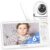 HelloBaby Baby Monitor with 6″ World First IPS Screen 30-Hrs Battery, Remote Pan/Tilt/Zoom Camera, No WiFi Video Baby Monitor Camera and Audio, ECO, VOX, 2-Way Talk, Night Vision, 1000ft, Portable