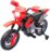 Qaba 6V Kids Motorcycle Dirt Bike Electric Battery-Powered Ride-On Toy Off-Road Street Bike with Training Wheels Red