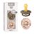 BIBS Pacifiers – Boheme Collection | BPA-Free Baby Pacifier | Made in Denmark | Set of 2 Dark Oak/Blush Color Premium Soothers | Size 6-18 Months
