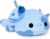 Onsoyours Cute Cow Plushie, Soft Stuffed Blueberry Cow Squishy Plush Animal Toy Pillow for Kids (Blueberry Cow, 12″)