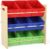 Humble Crew Kids Toy Organizer with 9 Fabric Storage Bins, 24″ Tall, Primary