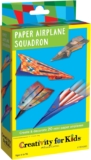 Creativity for Kids Paper Airplane Squadron – Create 20 Paper Airplanes, Crafts for Boys and Girls, Stocking Stuffers and Gift for Boys, Kids Activities for Ages 6-8+