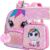 Unicorn Backpack for Girls, Toddler Sequin Preschool Bookbag, 12″ Cute Cartoon Animal Schoolbag