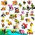 30 Pack Party Favors for Easter Gift, 750 PCS Animals Building Block Toy for Goodie Bag Stuffers, Classroom Student Prizes Children’s Day Birthday for Kids Boys Girls Ages 6-12+