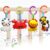 Baby Toys, Cartoon Animal Hanging Rattle Toys, Handbells Baby Rattles, Baby Bed Crib Car Seat Travel Stroller Toys for Infant, Best Birthday Gift for Newborn, 4 Pack