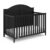 Graco Wilfred 5-in-1 Convertible Crib (Black) – GREENGUARD Gold Certified, Converts to Toddler Bed and Full-Size Bed, Fits Standard Full-Size Crib Mattress, Adjustable Mattress Support Base