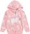Popshion Toddler Girls Fleece Jackets Cotton Unicorn Hoodie Sweatshirt Fall Winter Zipper Coat Warm Hooded Sweater 2t-7t
