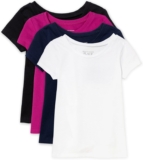 The Children’s Place Girls’ Basic Short Sleeve Layering Tee
