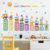 Cartoon Multiplication Table Wall Decals 99 Animal Education Math Wall Stickers DIY Removable 3D Learnning Digital Number Charts Posters Wall Decor for Kids Baby Nursery Classroom Decoration DT-9037