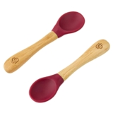 bamboo bamboo ® Baby Feeding Spoons with Soft Curved Silicone Tips for Toddlers and Infants