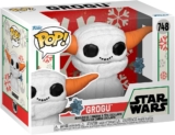 Funko Pop Star Wars: Mandolorian – Grogu (The Child, Baby Yoda) – (Snowman) – Star Wars: The Mandalorian – Collectable Vinyl Figure – Gift Idea – Official Merchandise – Toys for Kids & Adults