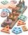 Montessori Toys for 1 2 Year Old Girl and Boy, Shape Sorter Wooden Toys for Toddlers 1-3, Toddler Toys Age 1-2, 1 2 Year Old Girl Boy Gifts, Preschool Toddler Puzzles Toys