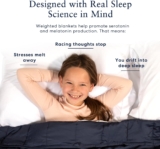 Luna Luxe Cotton Weighted Blankets for Kids & Adults – 100% Oeko-Tex Cotton Weighted Blanket – Soft, Comfortable, & Breathable Travel Blanket – All-Season, Winter Premium Gift Ideas