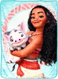 Disney’s Moana, “Voyagers” Micro Raschel Throw Blanket, 46″ x 60″, Multi Color