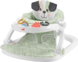 Fisher-Price Baby Portable Baby Chair Sit-Me-Up Floor Seat with Snack Tray and Developmental Toys, Puppy Perfection [Amazon Exclusive]