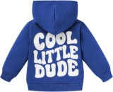 Toddler Baby Boy Fall Winter Hooded Clothes Baby Boy Hoodie Tops Letter Printed Long Sleeve Sweatshirt