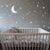Moon, Stars Kids Wall Decoration, Nursery Wall Decal, Wall Decal for Nursery, Vinyl Wall Stickers for Children Baby Kids Boys Girls Bedroom YMX08 (White)