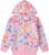 Popshion Toddler Girls Fleece Jackets Cotton Unicorn Hoodie Sweatshirt Fall Winter Zipper Coat Warm Hooded Sweater 2t-7t