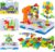 Drill Set Building Blocks, 224 Pieces Mosaic Drill Set for Kids,STEM Learning Educational Toys, Educational Construction Building kit for Boys Girls Toys Age 3 4 5 6 7 8 Years Old