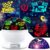 MOKOQI Race Car Night Light Projector Birthday Gifts Toys for Boys Age 3-5 Kids Car Nightlights 360 Degree Rotation with 17 Colors Changing Star Projector Ceiling Light Projector for Boys