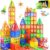 52PCS Magnetic Tiles Toys for 3 Year Old Boys and Girls Magnetic Building Blocks STEM Learning Toys Sensory Montessori Toys for Toddlers Kids