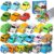 24 Pcs Pull Back Cars Toy Vehicles Set, Variety of Vehicles and Figures, 24 Pieces Small Car with Storage Bag, Mini Toys City Cars and Trucks, Party Favors Bulk Birthday Gift for Boys Girls Kids