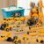 Magnetic Transform Engineering Car Assembled Toys with Storage Box, Transforming Robot Toy Construction Vehicle Toy Gift for Kids Age 3-5 4-8, Outdoor Toddler Activities Toys (35 Pcs)