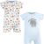 Touched by Nature baby-boys Organic Cotton Rompers