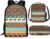 HUIACONG Aztec Navajo Horse Backpack 3pcs,Zipper Closure Bookbag with Insulated Lunch Box and Pencil Pocket for Teen Women Men Travel Daypack Double Shoulder Bag