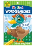 School Zone – My First Word Searches Workbook – Ages 5 to 7, Kindergarten to 1st Grade, Activity Pad, Search & Find, Word Puzzles, and More (School Zone Little Busy Book™ Series)