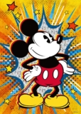 Ravensburger Retro Mickey Mouse 1000 Piece Jigsaw Puzzle for Adults – Every Piece is Unique, Softclick Technology Means Pieces Fit Together Perfectly