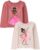 The Children’s Place Baby Girls’ Cow Girl Graphic Long Sleeve Tee 2 Pack