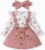 Newborn Infant Baby Girl Dress Clothes Winter Outfits Top Romper Overalls Dresses Suspender Skirt Set for Girls