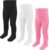 Baby Girls Tights, Leggings Stockings for Newborn Toddler Girls(0-24 Months),3 Pack Infant Knit Cotton Pantyhose