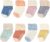VWU Baby Toddler Kids Ankle Crew Socks with Grips Unisex Warm Thick Cotton Winter Socks 0-10 Years 6/8 Pack
