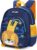 SUN EIGHT Preschool Backpack for Girls Space Animal Waterproof School Backpack Suitable for 1-5 years Toddler Backpack for Girls（Blue Lion）