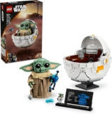 LEGO Star Wars: The Mandalorian Grogu with Hover Pram Building Toy Set – Star Wars Toy for Kids, Boys and Girls, Ages 10+ – Gift Idea for Birthday – 75403